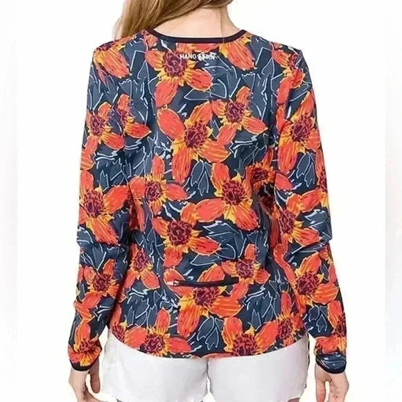 Hang Ten Womens Long Sleeve Rashguard with UPF 50+ Size Large - Picture 2 of 11